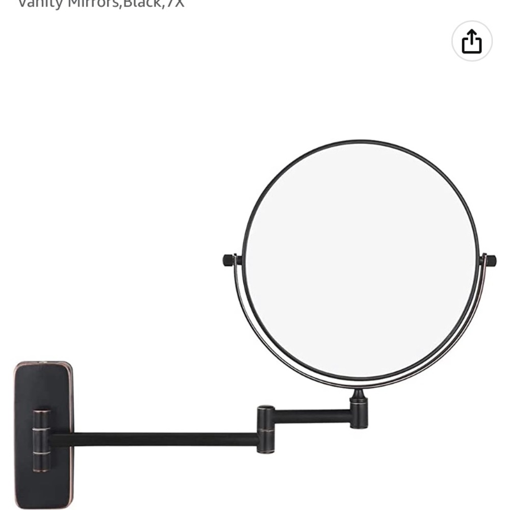 Wall Mountable Magnifying Vanity Mirror